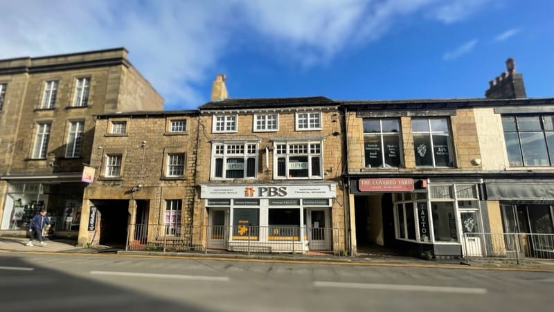 The front of the PBS office at 9 King Street, Lancaster