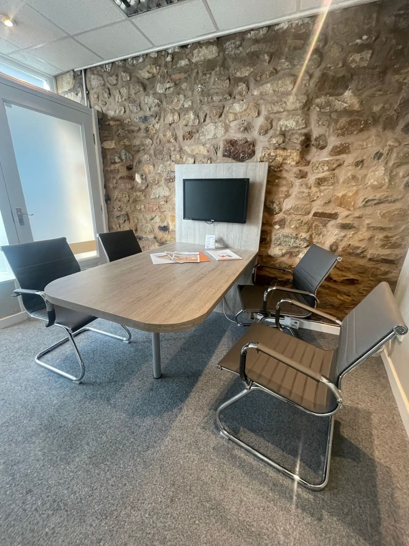 The meeting room at the PBS office on King Street